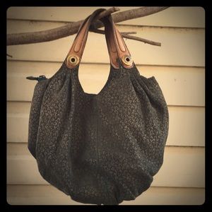 Vintage Gap suede/leather mini-hobo